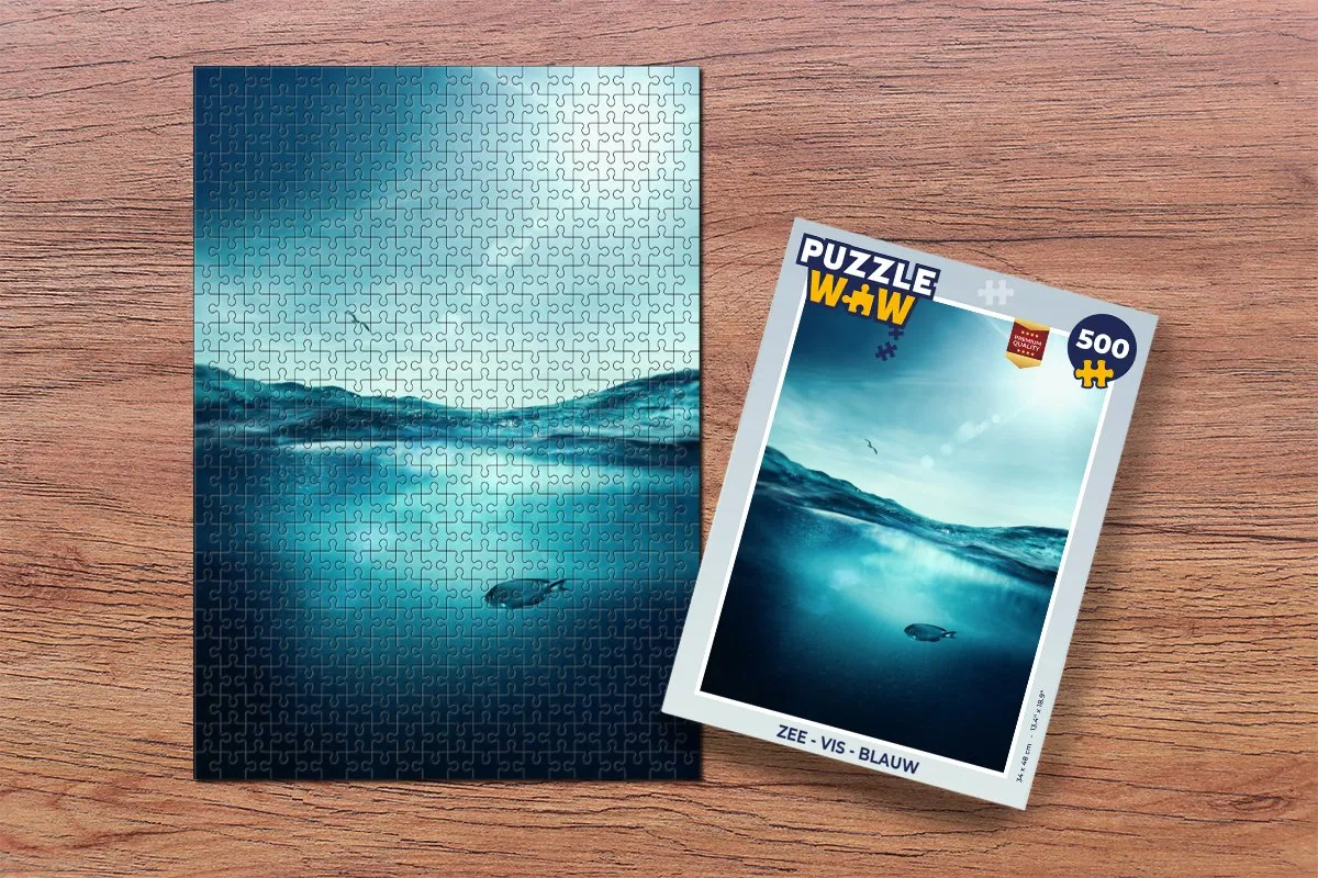 PuzzleWow Zee Vis Legpuzzel 500 Stuks - Multicolor