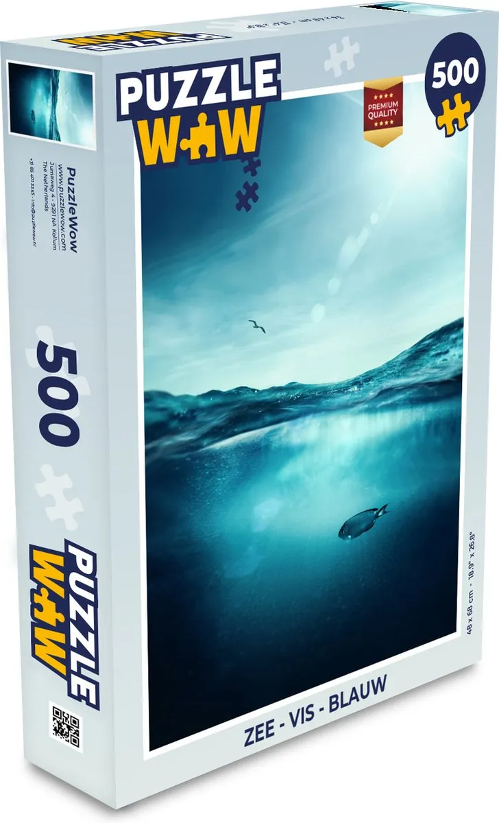 PuzzleWow Zee Vis Legpuzzel 500 Stuks