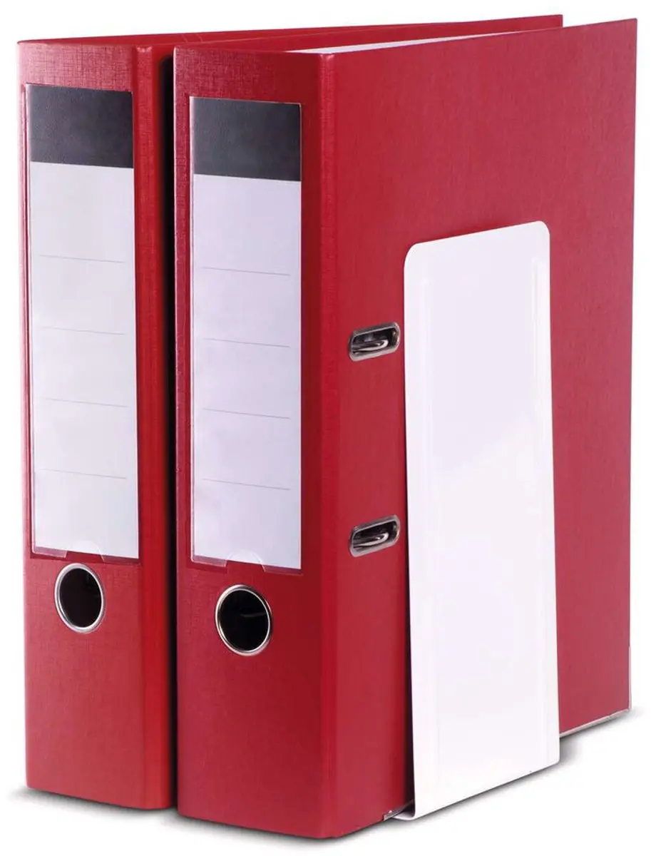 MAUL Boekensteunen Pro 14x12x24cm - 2 Stuks Wit - afbeelding 6 van 6