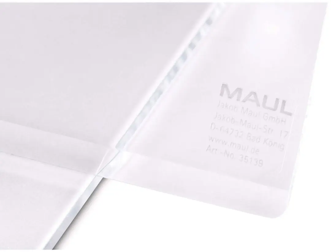 MAUL Boekensteunen Acryl 10x10x13cm - Transparant - afbeelding 5 van 6