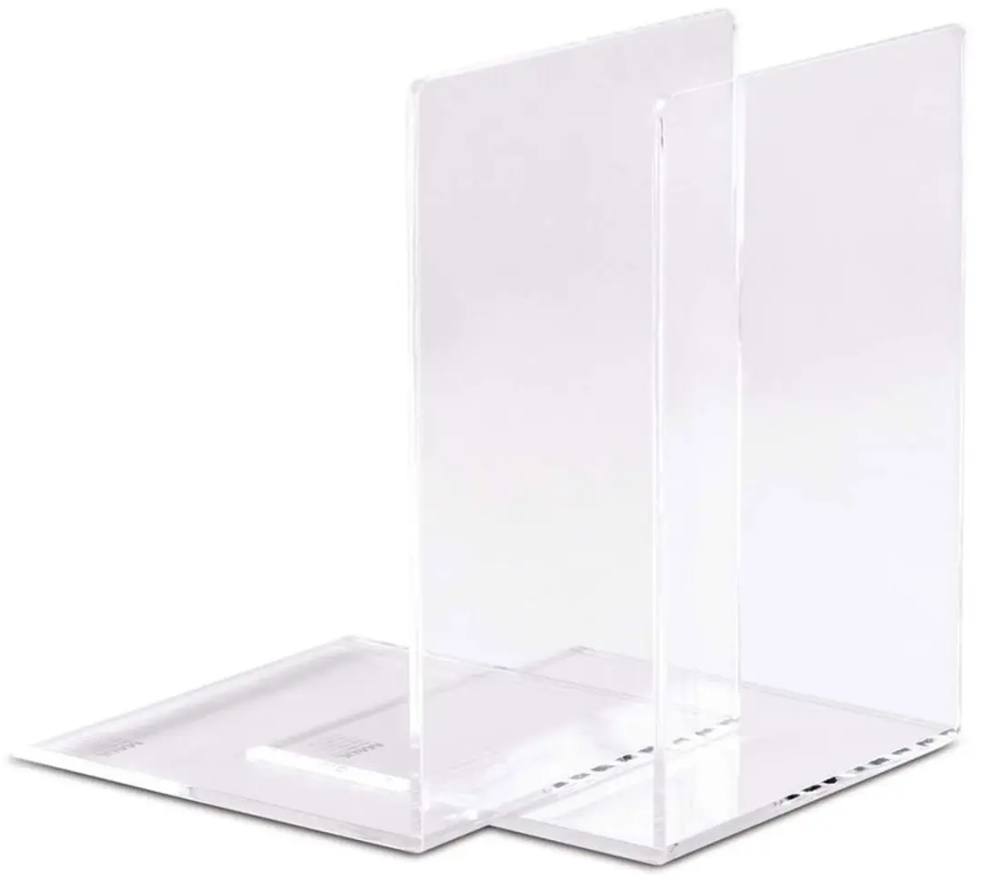 MAUL Boekensteunen Acryl 10x10x13cm - Transparant - afbeelding 6 van 6