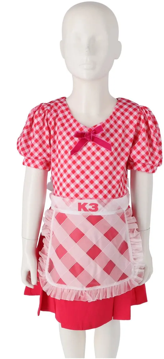 K3 De 3 Biggetjes Verkleedjurk - Maat 152 - Roze