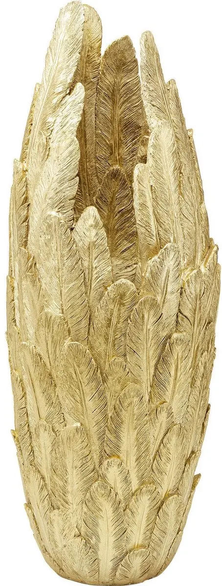 Kare Vaas Feathers Gold 80