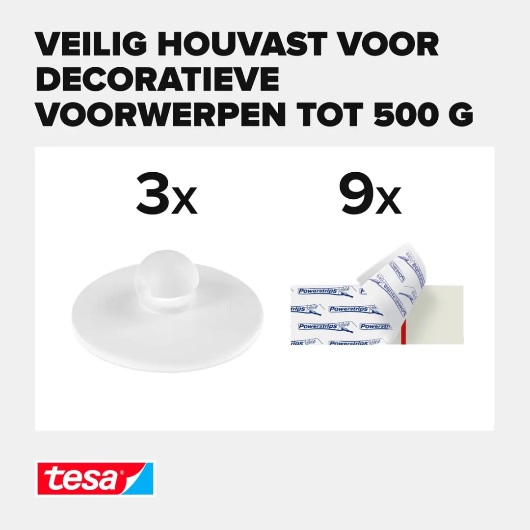 Tesa 77781 Plafondhaken - 3 Stuks Wit - afbeelding 2 van 6