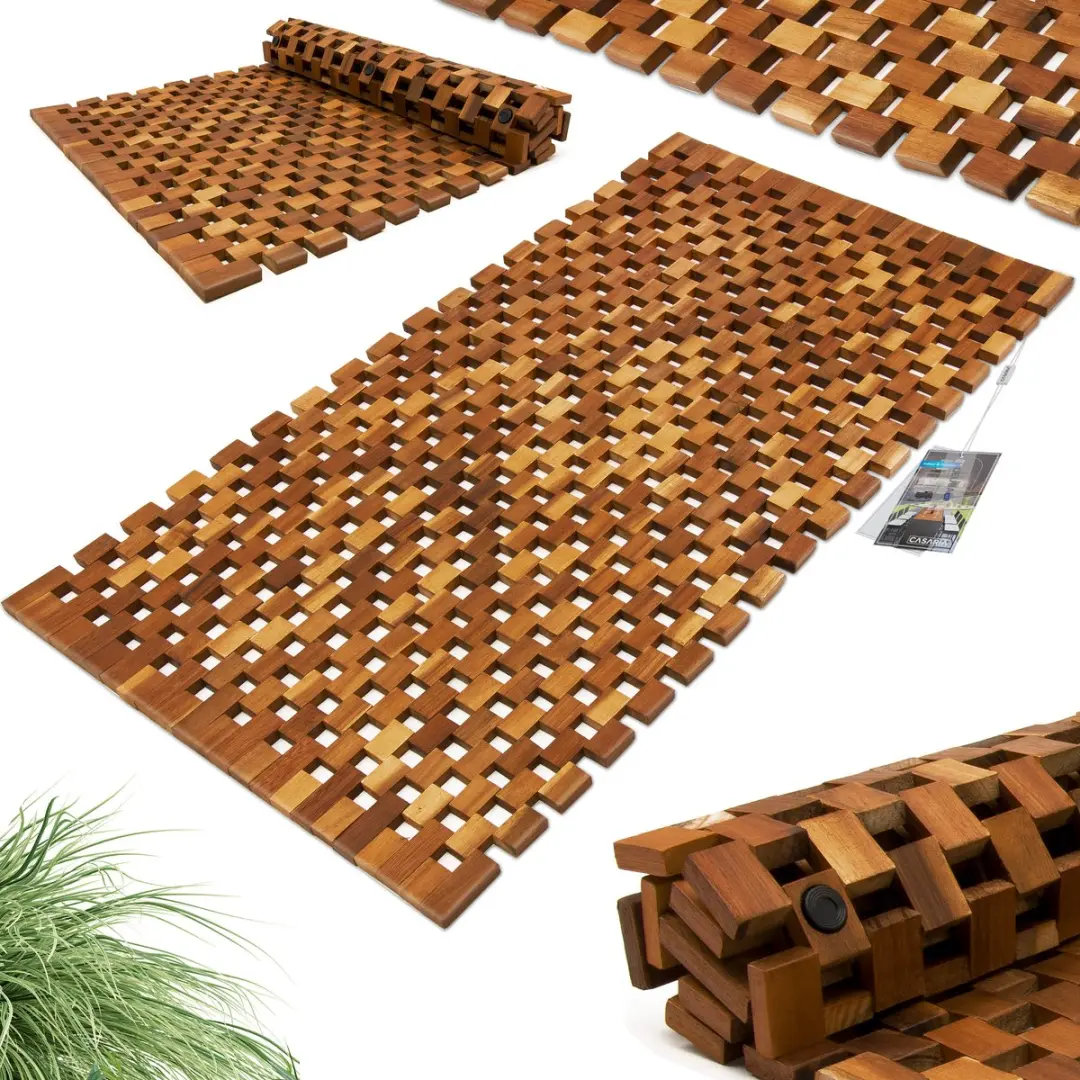 Deuba Badmat Acaciahout 80x50cm - afbeelding 2 van 6
