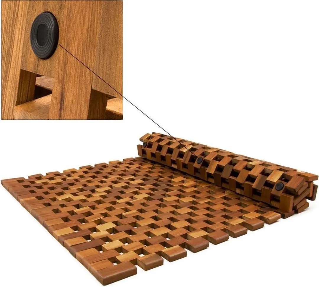 Deuba Badmat Acaciahout 80x50cm - afbeelding 6 van 6