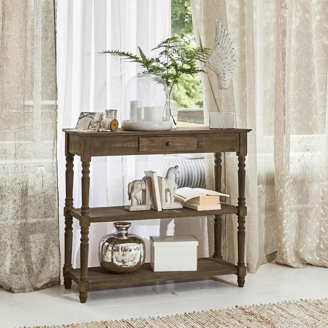 Loberon Sidetable Roubaix - Bruin - afbeelding 4 van 6