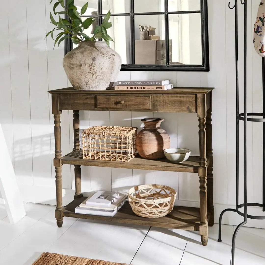 Loberon Sidetable Roubaix - Bruin - afbeelding 2 van 6