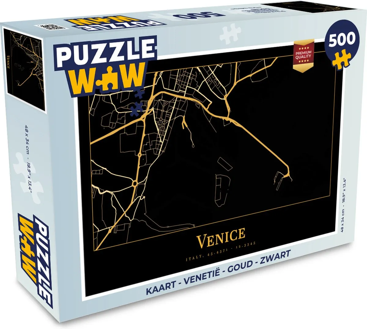 PuzzleWow Venetië Legpuzzel 500 Stuks