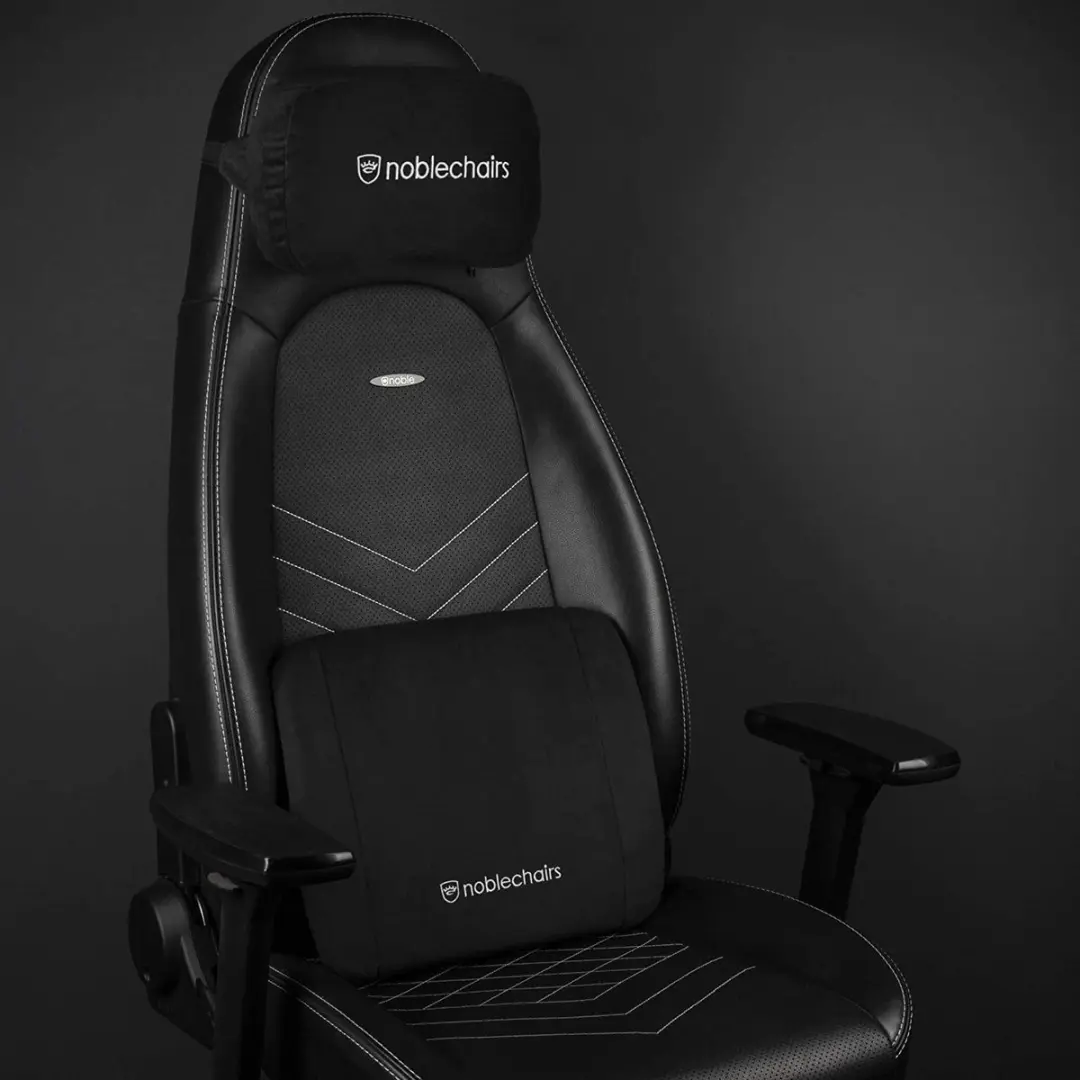 Noblechairs Memory Foam Kussenset - Zwart - afbeelding 4 van 6