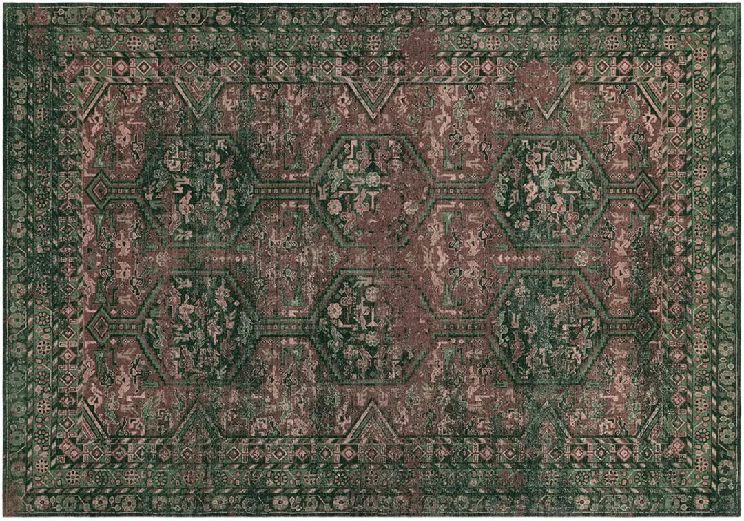 Loberon Incantaro Vloerkleed - Groen - afbeelding 6 van 6
