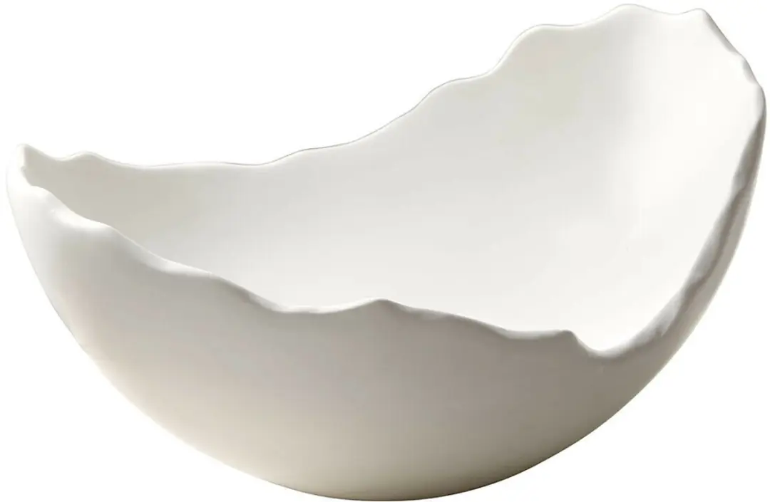 Loberon Schaal Aureen - Wit - afbeelding 2 van 5