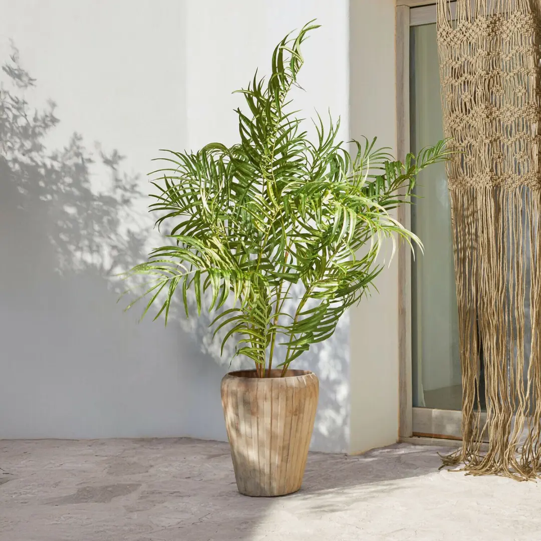 Loberon Mersina Decoratieve Palmplant - Groen - afbeelding 3 van 4