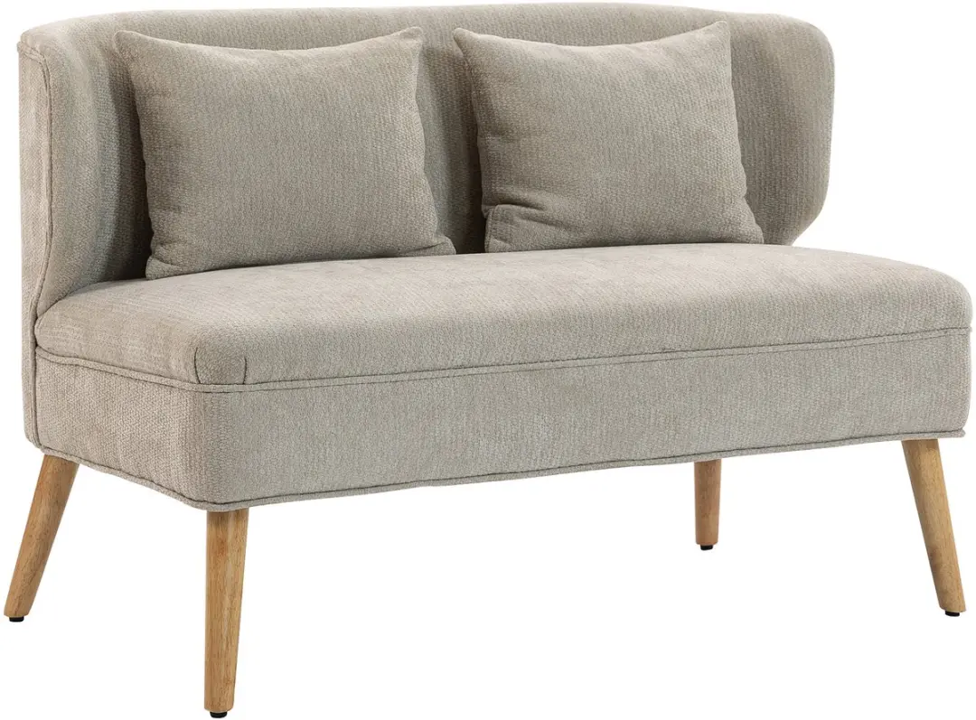 Homcom Loveseat-Polyester-117L x 65B x 78,5H cm-Beige