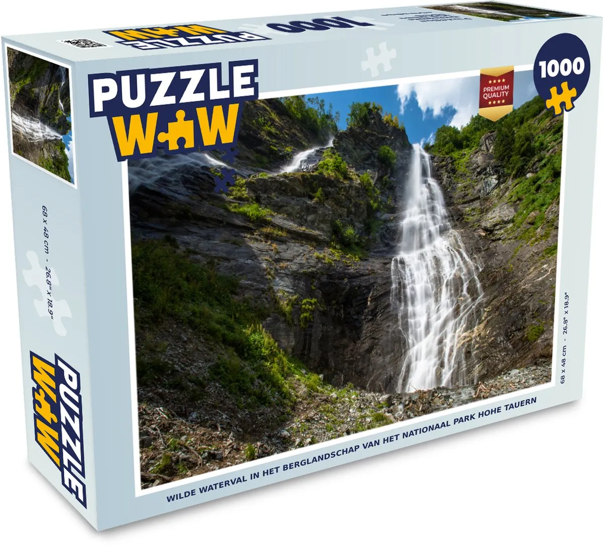 PuzzleWow Legpuzzel Hohe Tauern 1000 Stuks - Multicolor