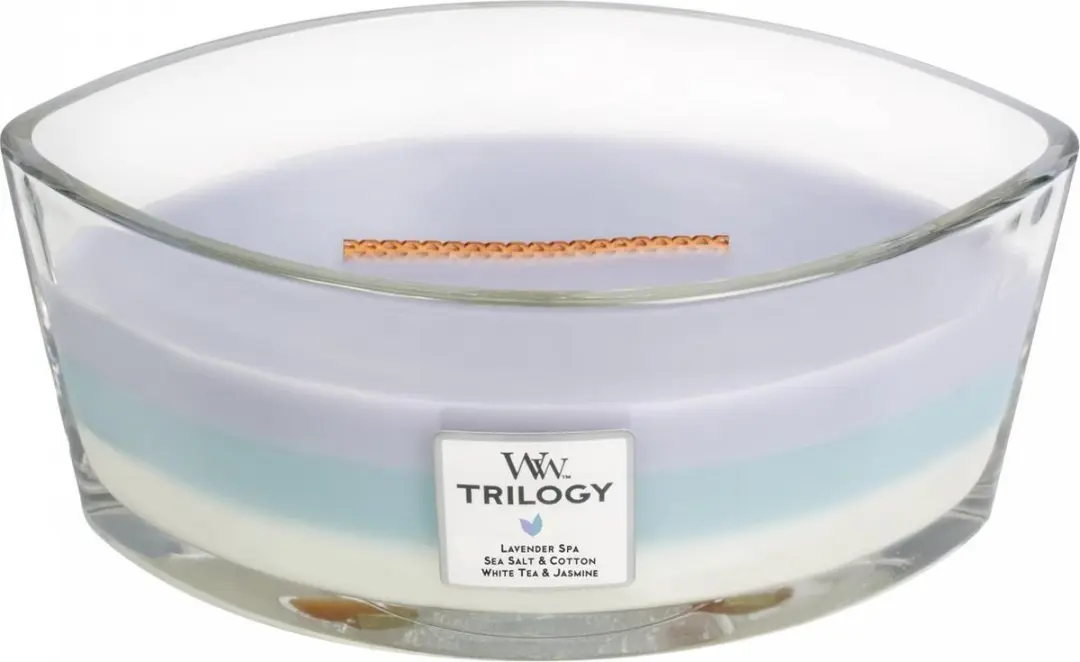 WoodWick Ellipse Trilogy Calming Retreat Geurkaars 50 uur - afbeelding 2 van 5