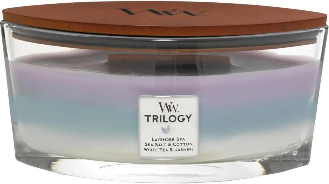 WoodWick Ellipse Trilogy Calming Retreat Geurkaars 50 uur - afbeelding 4 van 5
