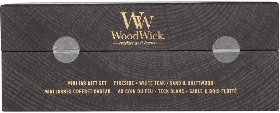 WoodWick Mini Woody Geurkaarsen - 3 Stuks - afbeelding 6 van 6