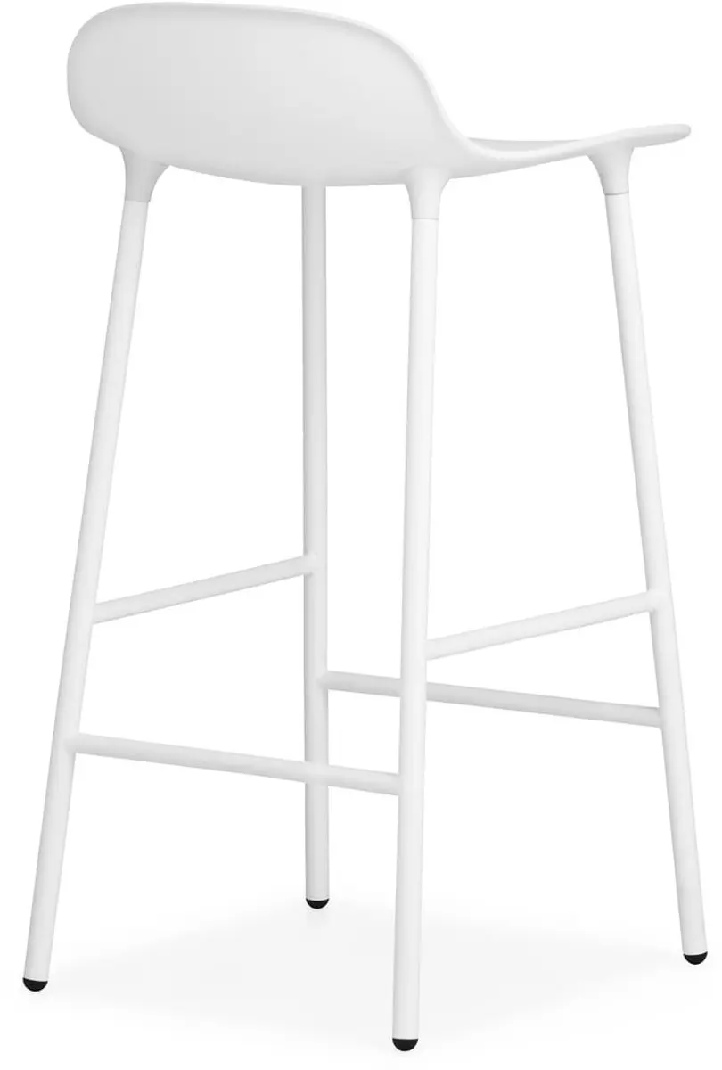 Normann Copenhagen Form Barkruk - Zwart Staal 65cm - afbeelding 4 van 6
