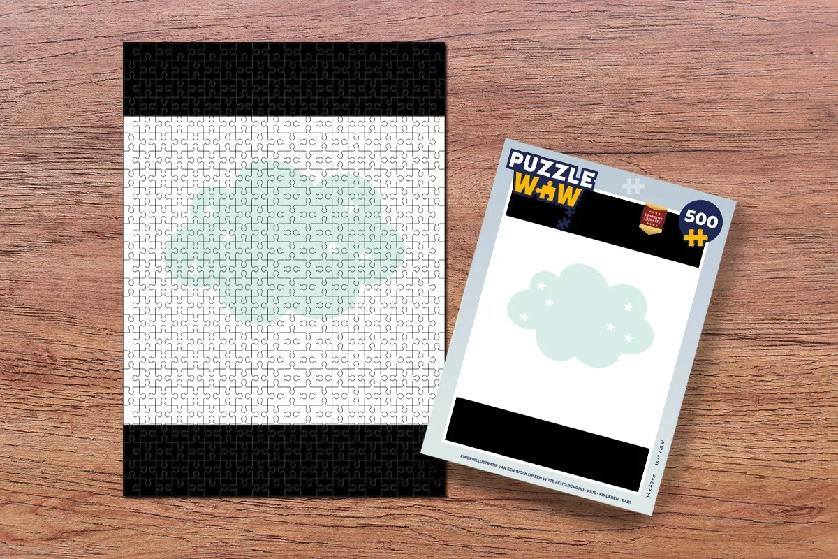 PuzzleWow Wolk Sterretjes Legpuzzel 500 Stuks - Multicolor