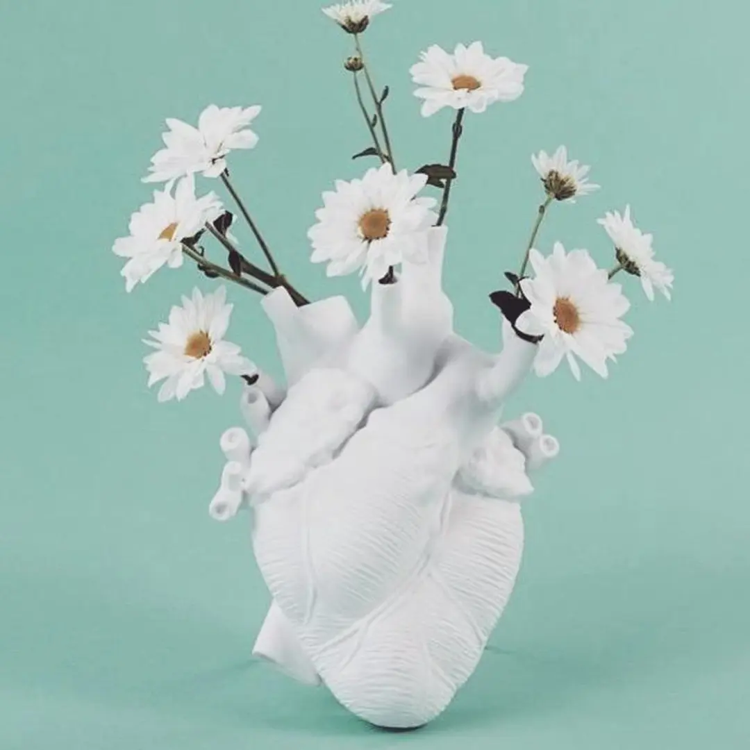 Seletti Love in Bloom Hart Vaas Goud - afbeelding 5 van 6