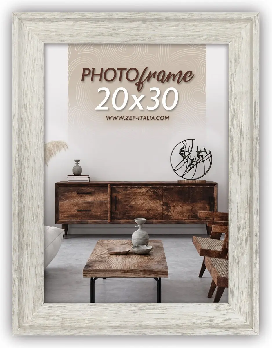 Zep Torino Fotolijst RT546W Wit 10x15cm