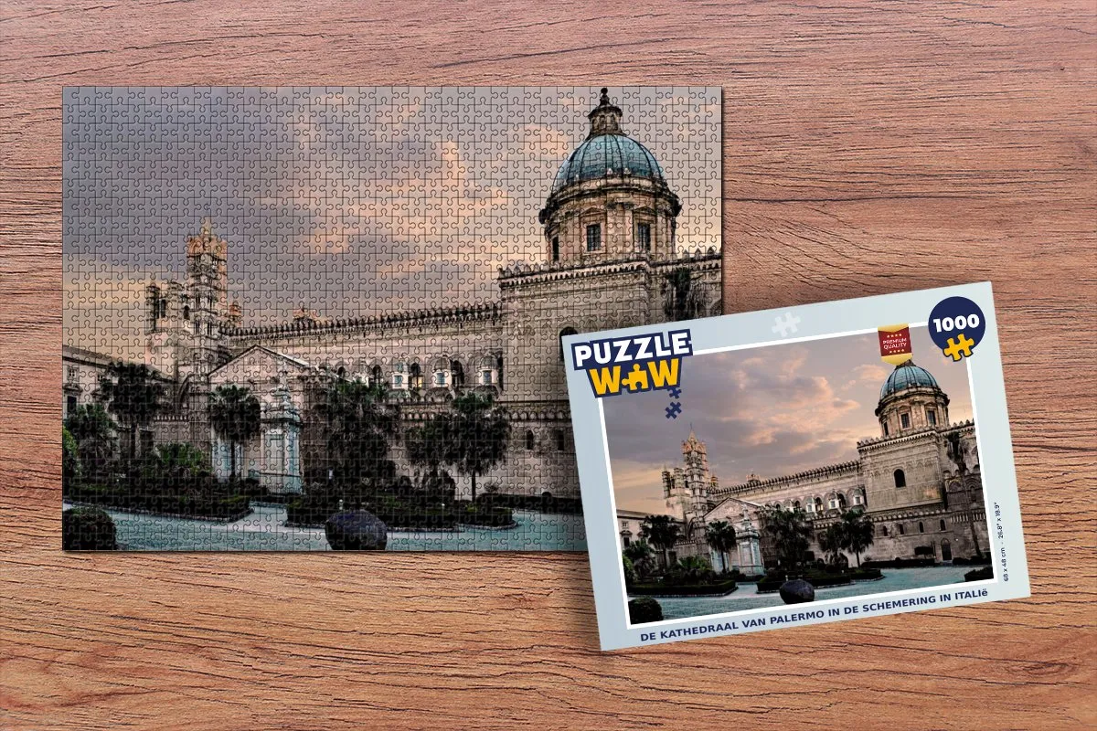PuzzleWow Italië Kathedraal Sicilië Legpuzzel 1000 Stuks