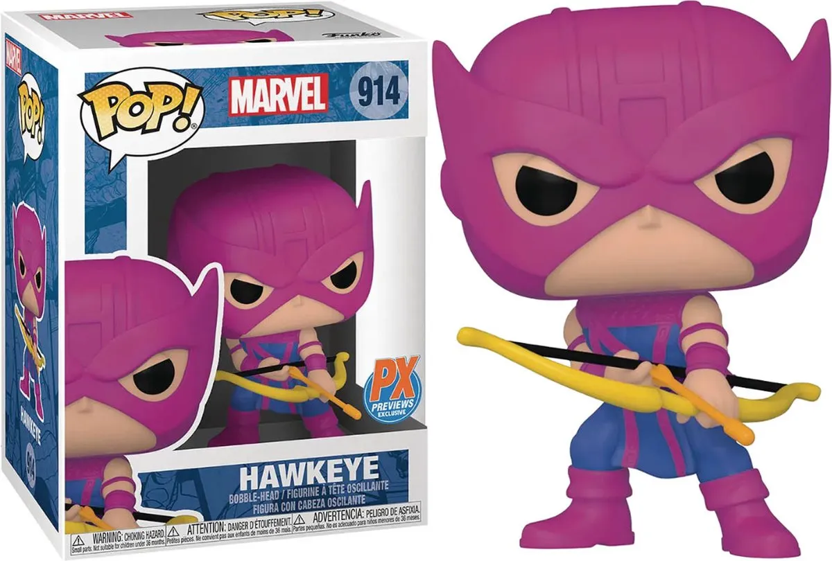 Marvel Funko POP! Hawkeye PX Exclusive Verzamelfiguur - 9cm - Multicolours
