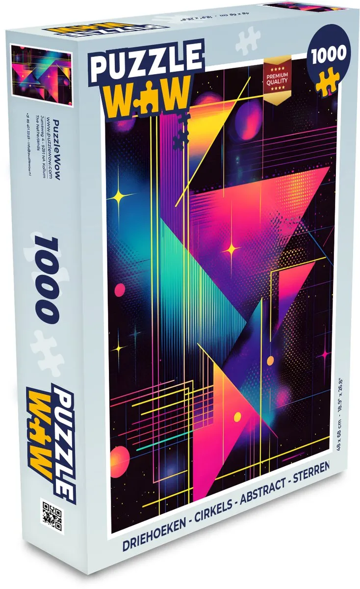 PuzzleWow Abstract Legpuzzel 1000 Stukjes