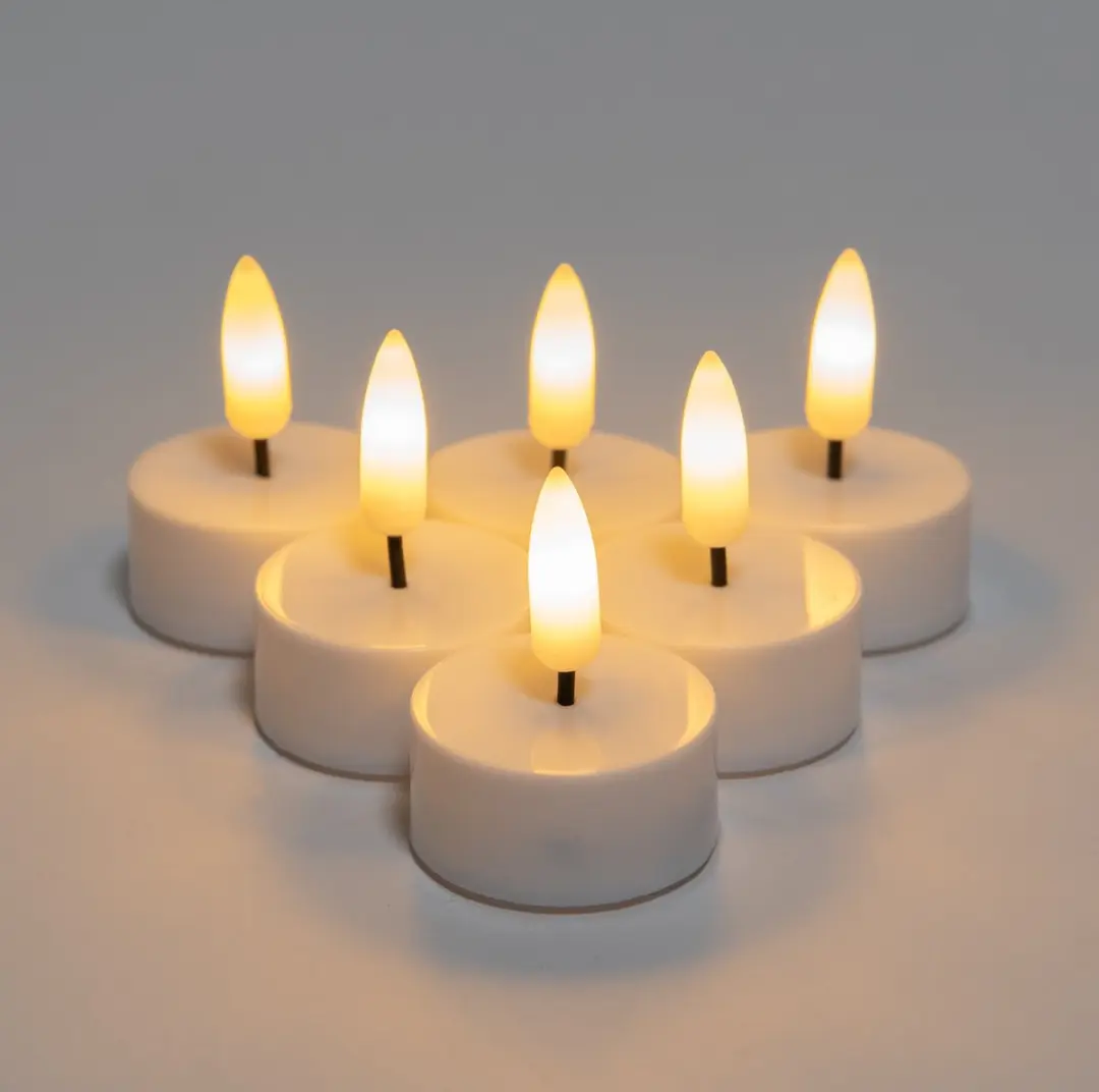 Anna's Collection Hako LED Waxinelichtjes - 6 Stuks - afbeelding 4 van 6