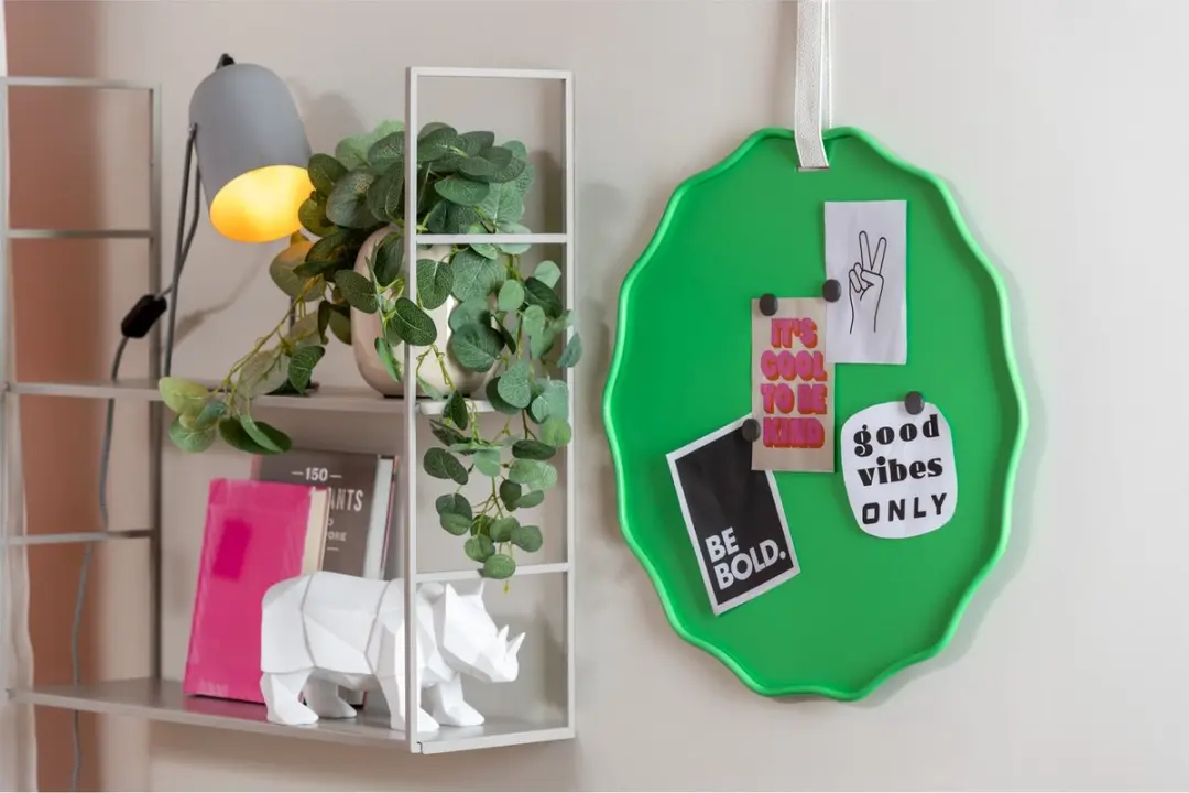 Present Time Funky Wave Prikbord - Groen Ø51cm - afbeelding 2 van 2