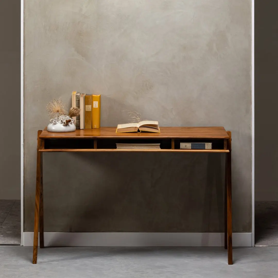 WOOOD Compartment Bureau - Bruin - 78x120x50 - afbeelding 5 van 6