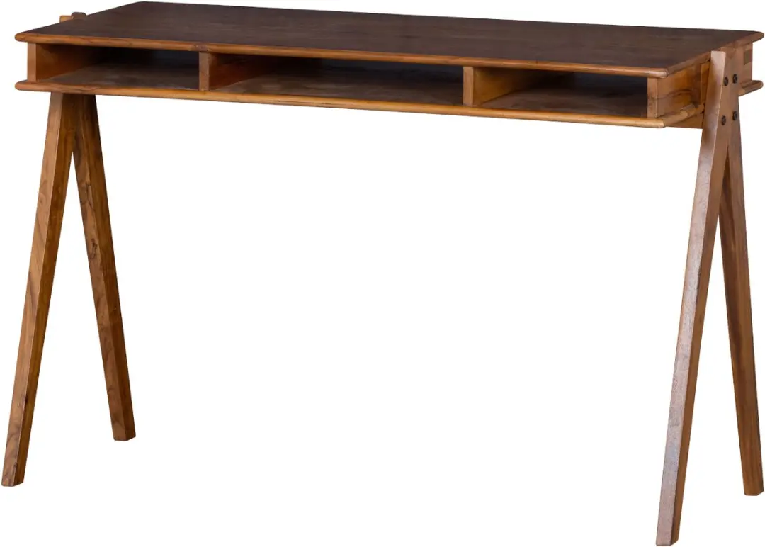 WOOOD Compartment Bureau - Bruin - 78x120x50 - afbeelding 2 van 6
