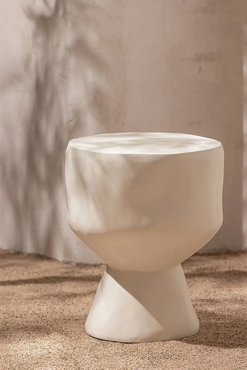 WOOOD Aur Bijzettafel 40cm - Naturel - afbeelding 3 van 6