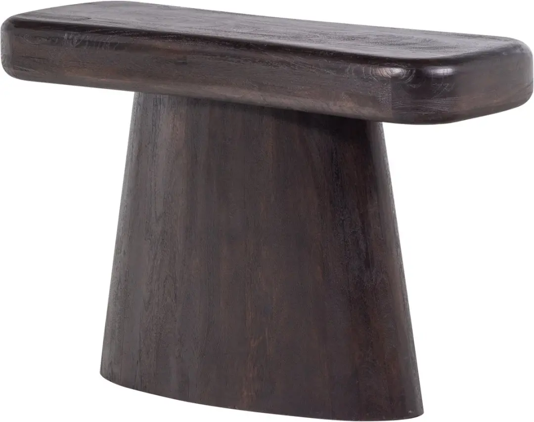 WOOOD Amco Sidetable Mangohout Zwart 120cm