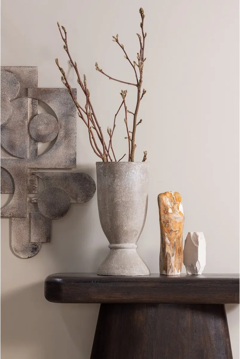 WOOOD Amco Sidetable Mangohout Zwart 120cm - afbeelding 2 van 6