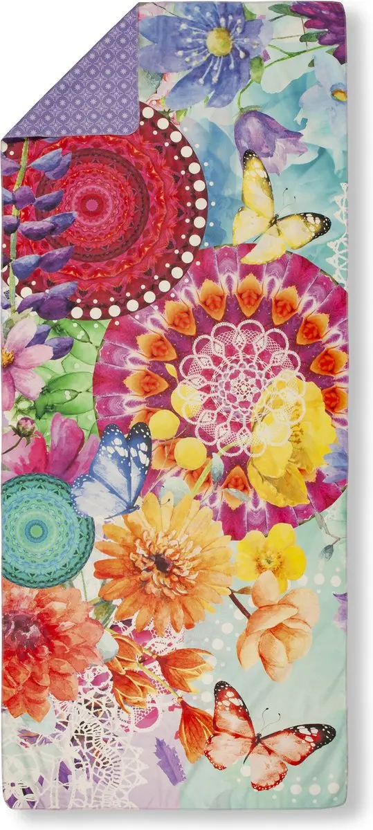 HIP Sporthanddoek "mandala's en bloemen"