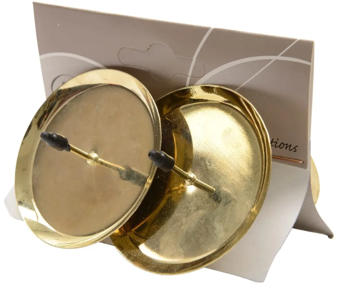 Decoris Kaarshouder 6cm Goud - 4 Stuks - afbeelding 2 van 4