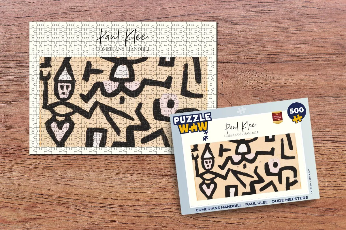 PuzzleWow Paul Klee Oude Meesters Legpuzzel 500 Stuks - Multicolor