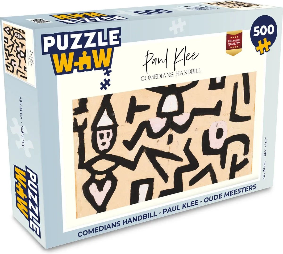 PuzzleWow Paul Klee Oude Meesters Legpuzzel 500 Stuks