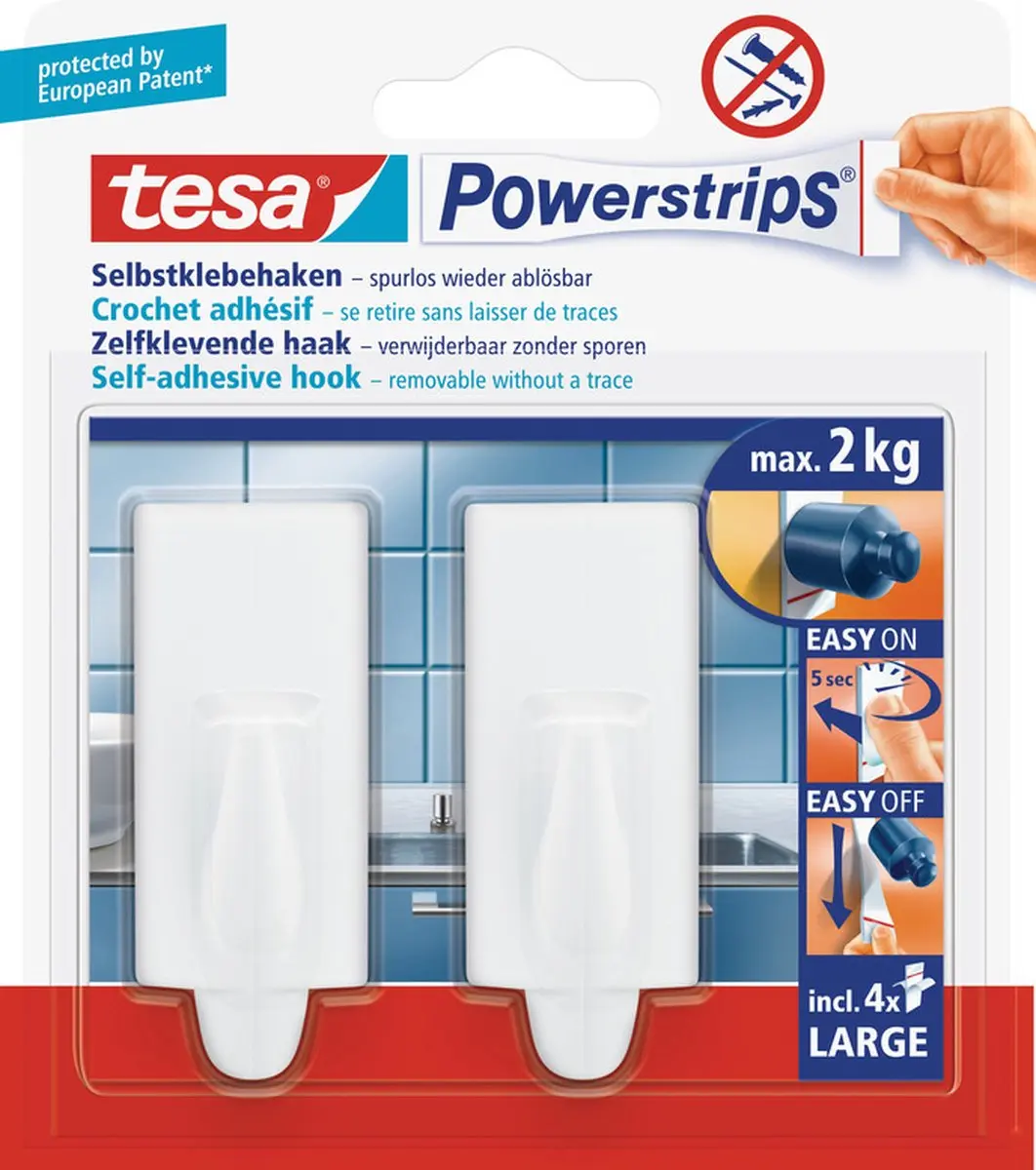 Tesa Powerstrips haken