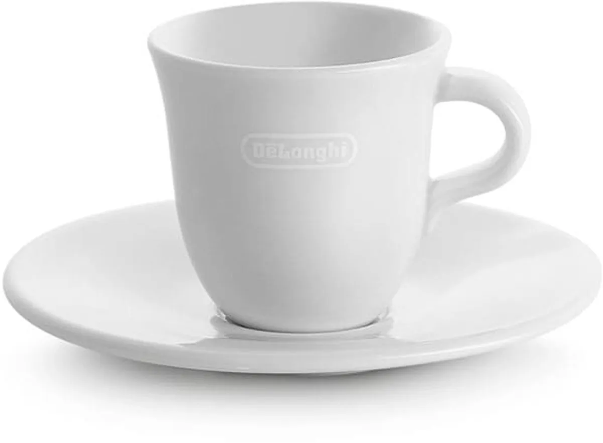 De'Longhi 5513283721 Espressokopjes - 2 Stuks - Wit