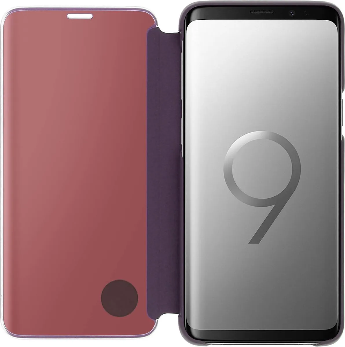 Samsung Galaxy S9 Clear View Cover - Violet EF-ZG960CVEGWW