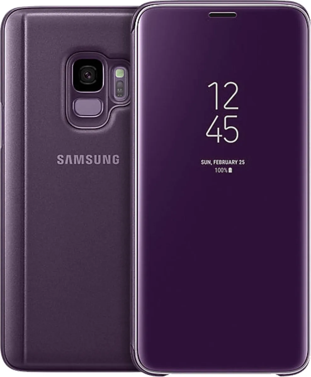 Samsung Galaxy S9 Clear View Cover - Violet EF-ZG960CVEGWW