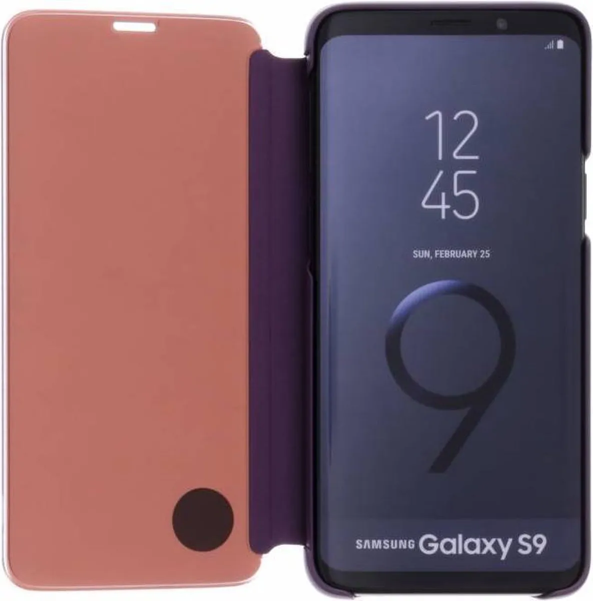 Samsung Galaxy S9 Clear View Cover - Violet EF-ZG960CVEGWW - afbeelding 6 van 6