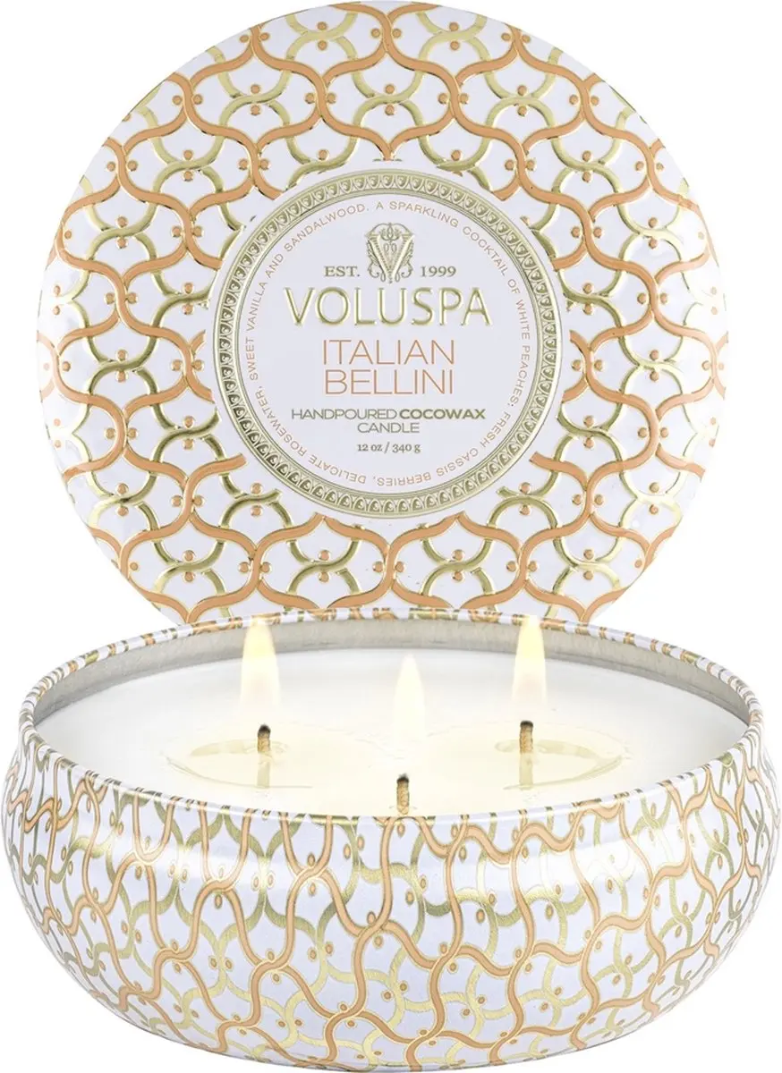 Voluspa Maison Blanc Italian Bellini Geurkaars 340g - afbeelding 2 van 2