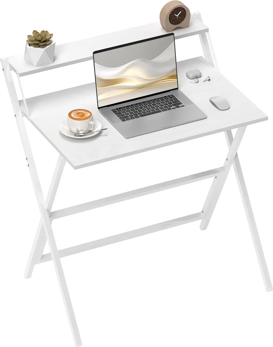 HOMCOM-bureau-MDF-81,5x62x86,5cm-wit