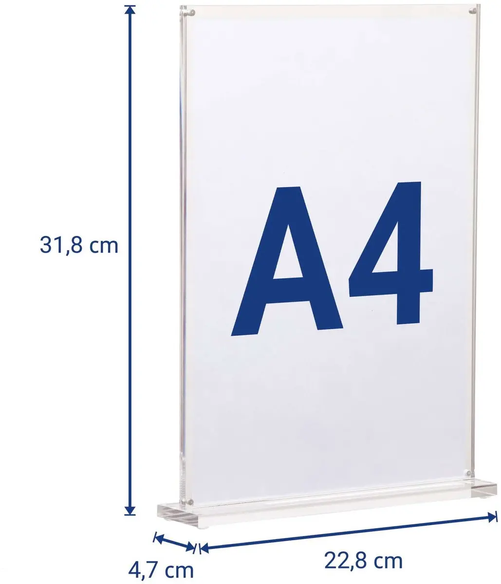 MAUL MAULvision A4 Tafelstandaard - Transparant - afbeelding 4 van 6