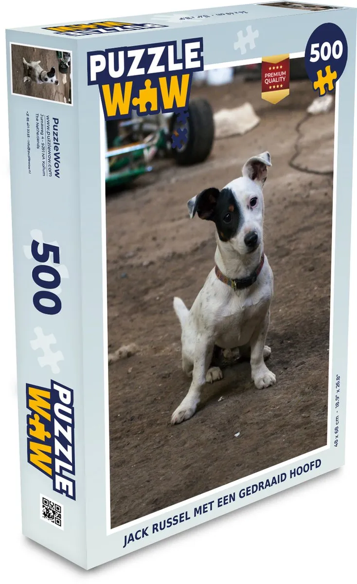 PuzzleWow Jack Russel Hond Puzzel 500 Stuks