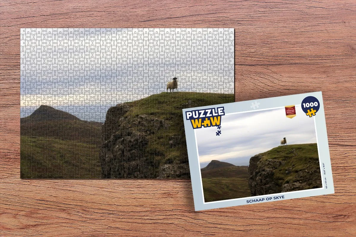 PuzzleWow Schaap op Skye Legpuzzel 1000 Stuks